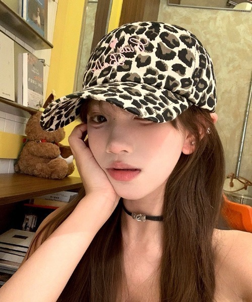 Vipoa（ヴィポア）の「ドット＆カモデザインキャップ（キャップ・レディース・ホワイト/ベージュ・FREE）」の4枚目の写真