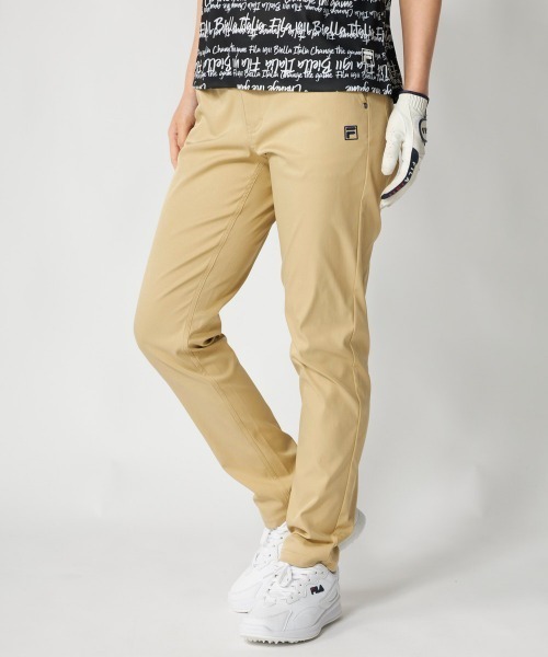 FILA GOLF(フィラゴルフ )の「【FILA GOLF:フィラゴルフ】レディースロングパンツ ゴルフ(その他パンツ・レディース・ホワイト/ベージュ/ネイビー・MEDIUM/LARGE/X-LARGE/SMALL)」の1枚目の写真