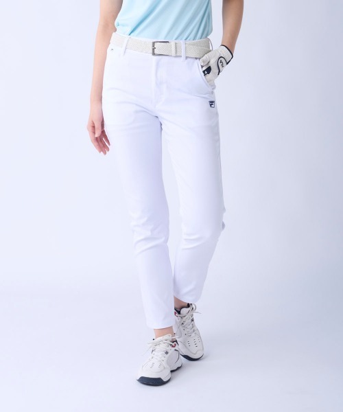 FILA GOLF(フィラゴルフ )の「【FILA GOLF:フィラゴルフ】レディースロングパンツ ゴルフ(その他パンツ・レディース・ホワイト/ベージュ/ネイビー・MEDIUM/LARGE/X-LARGE/SMALL)」の2枚目の写真