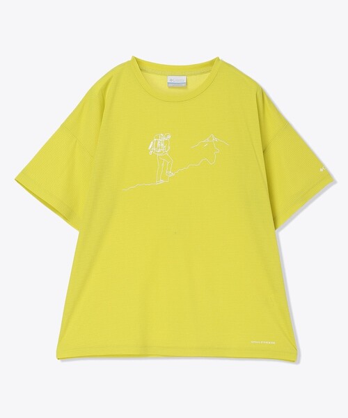 Columbia(コロンビア)の「Columbia/ ウィメンズトレイルラッシュショートスリーブTシャツ /コロンビア(Tシャツ/カットソー・レディース・ライトカーキ/グリーン/ミント・XL/M/L/S)」の19枚目の写真