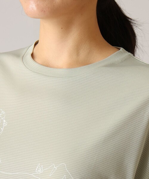 Columbia(コロンビア)の「Columbia/ ウィメンズトレイルラッシュショートスリーブTシャツ /コロンビア(Tシャツ/カットソー・レディース・ライトカーキ/グリーン/ミント・XL/M/L/S)」の8枚目の写真