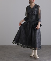 ブランド古着】【PourVous】7分袖ワンピース（ワンピース）｜atlo