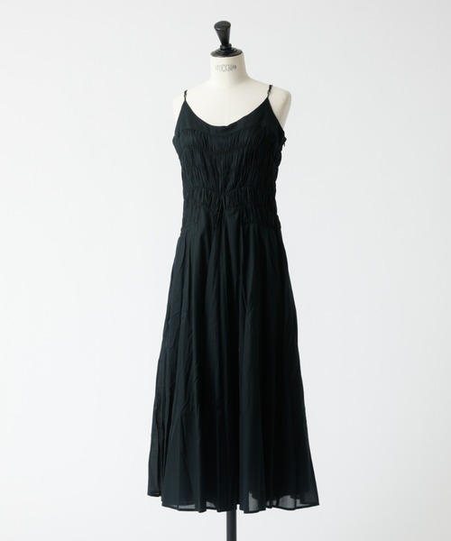 merlette（マーレット）の「【Merlette/マーレット】Kaede　コットンキャミワンピース（ワンピース・レディース・グリーン/ブラック・4）」の2枚目の写真