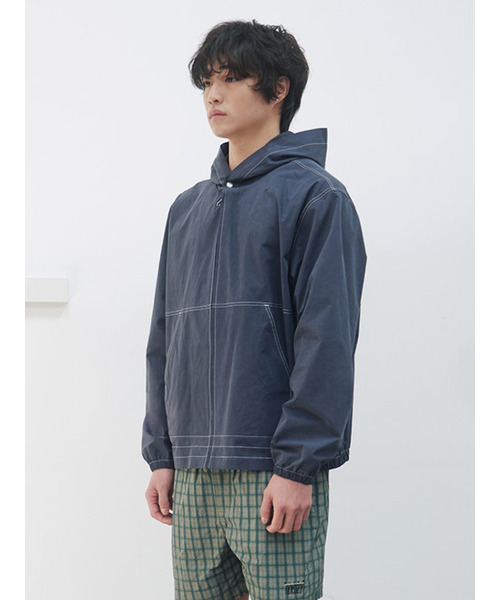 KIJUN MEN(キジュンメンズ)の「Navajo Hooded Jacket Navy(ナイロンジャケット・メンズ・その他・MEDIUM/LARGE/X-LARGE)」の9枚目の写真