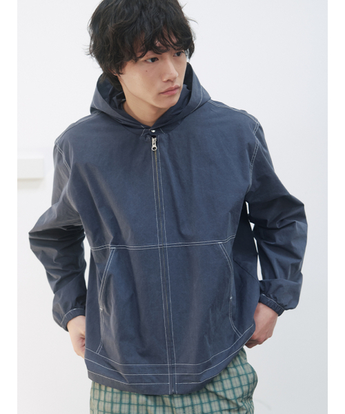 KIJUN MEN(キジュンメンズ)の「Navajo Hooded Jacket Navy(ナイロンジャケット・メンズ・その他・MEDIUM/LARGE/X-LARGE)」の5枚目の写真