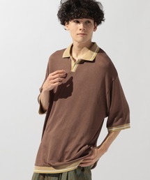 niko and... | 配色スキッパーポロ(ポロシャツ)