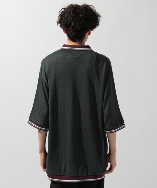 niko and...（ニコアンド）の「配色スキッパーポロ（ポロシャツ・メンズ・ブラウン/ネイビー/アイボリー・LARGE/MEDIUM）」の17枚目の写真