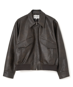 セール】FAUX LEATHER OVER ジャケット（ブルゾン）｜MOUSSY（マウジー