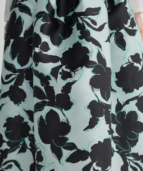 BIRTHDAY BASH(バースデイバッシュ)の「FLOWER VOLUME FLARE SKIRT(フラワーボリュームフレアスカート)(スカート・レディース・ミント/ホワイト・SMALL/MEDIUM)」の7枚目の写真