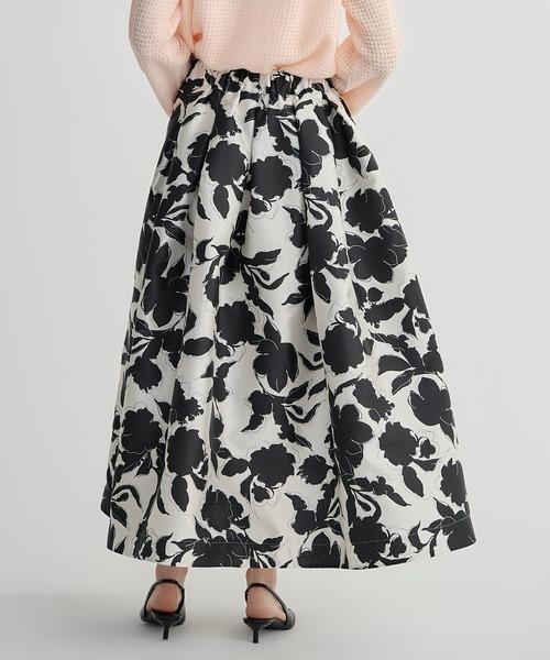 BIRTHDAY BASH(バースデイバッシュ)の「FLOWER VOLUME FLARE SKIRT(フラワーボリュームフレアスカート)(スカート・レディース・ミント/ホワイト・SMALL/MEDIUM)」の18枚目の写真