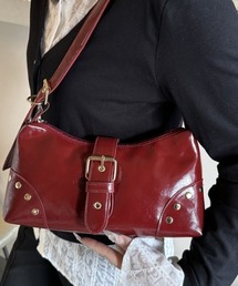 Buckle shoulder bag