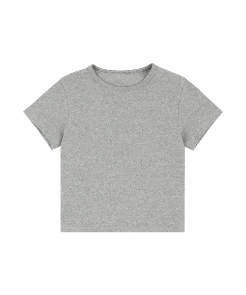LAZYZ(レイジジ)の「デイリーTシャツ(3色)(Tシャツ/カットソー・レディース・カーキ/レッド/チャコールグレー・F)」の7枚目の写真