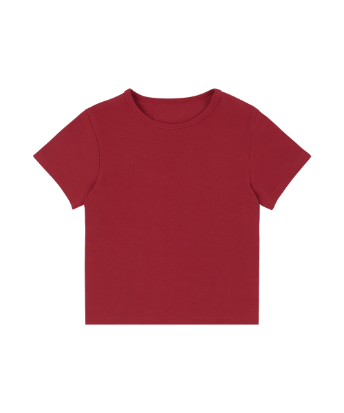 LAZYZ(レイジジ)の「デイリーTシャツ(3色)(Tシャツ/カットソー・レディース・カーキ/レッド/チャコールグレー・F)」の9枚目の写真