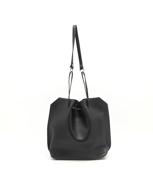 blancle(ブランクレ)の「blancle S.LEA DRAPE DRAWST BAG(ショルダーバッグ・レディース・ブラック/ベージュ系その他・FREE)」の11枚目の写真