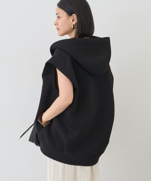 AMERICAN HOLIC（アメリカンホリック）の「ポンチZIPフーディーベスト（ベスト・レディース・アイボリー/杢グレー/チャコールグレー/ブラック・FREE）」の14枚目の写真