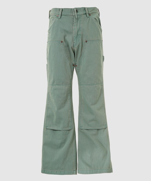 DAIRIKU(ダイリク)の「"Flare" Vintage Wash Painter Chino Pants(チノパンツ・メンズ・グリーン系その他/ブラック・M)」の1枚目の写真