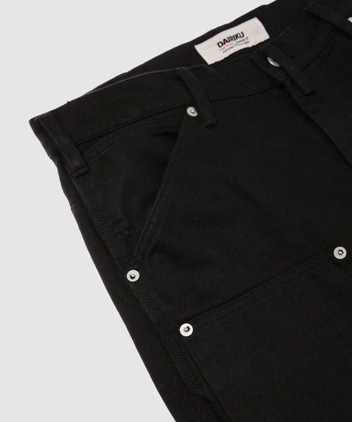DAIRIKU(ダイリク)の「"Flare" Vintage Wash Painter Chino Pants(チノパンツ・メンズ・グリーン系その他/ブラック・M)」の9枚目の写真