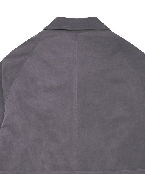 AJOBYAJO（アジョバイアジョ）の「Washed Cotton Oversized Coat [Purple]（チェスターコート・レディース・その他・FREE）」の8枚目の写真