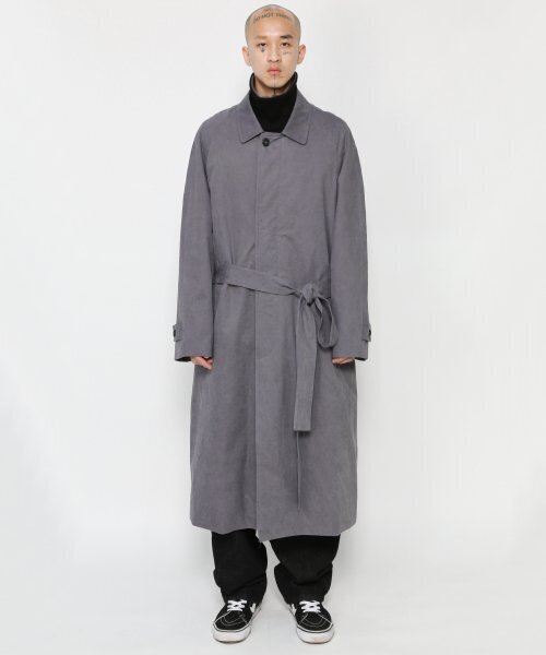 AJOBYAJO（アジョバイアジョ）の「Washed Cotton Oversized Coat [Purple]（チェスターコート・レディース・その他・FREE）」の7枚目の写真