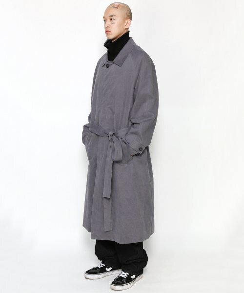AJOBYAJO（アジョバイアジョ）の「Washed Cotton Oversized Coat [Purple]（チェスターコート・レディース・その他・FREE）」の6枚目の写真