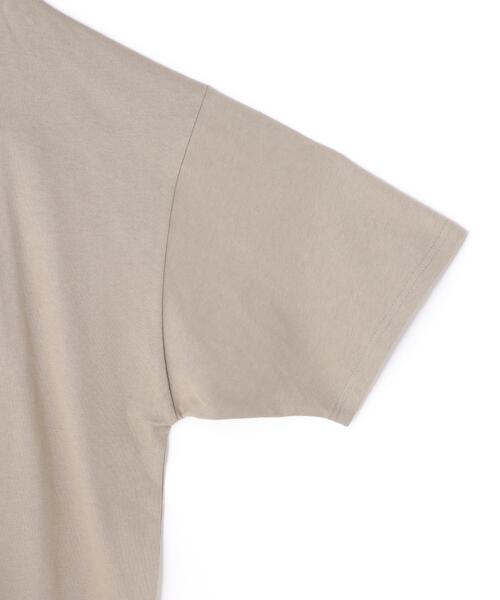 WHITELAND（ホワイトランド）の「【WEB&DEPOT限定】WHITELAND/ホワイトランド/LOGO S/S TEE（Tシャツ/カットソー・レディース・ベージュ/グレー・M/S/L）」の5枚目の写真