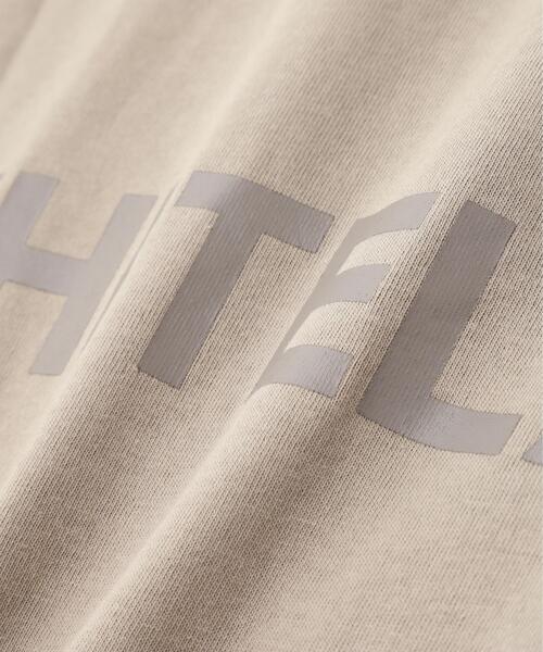 WHITELAND（ホワイトランド）の「【WEB&DEPOT限定】WHITELAND/ホワイトランド/LOGO S/S TEE（Tシャツ/カットソー・レディース・ベージュ/グレー・M/S/L）」の8枚目の写真