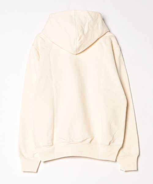 BAY SIDE（ベイサイド）の「【T18】【BAYSIDE/ベイサイド】SUPER HEAVY 16oz OVERSIZED PULLOVER（スウェット・メンズ・ナチュラル/レッド・MEDIUM）」の3枚目の写真