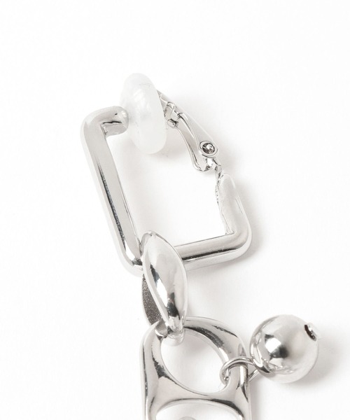 HARE(ハレ)の「クリアパーツメタルイヤリング(HARE)(イヤリング・レディース・シルバー・FREE)」の8枚目の写真