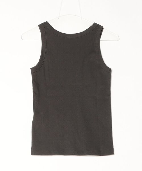ATON（エイトン）の「RECYCLE SUVIN RIB TANK TOP KKAGLM0707（Tシャツ/カットソー・メンズ・ブラック/ホワイト/チャコールグレー・2）」の4枚目の写真