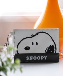 FUNALIVE | SNOOPY スヌーピー シングルパスケース 合皮 刺繍(パスケース)