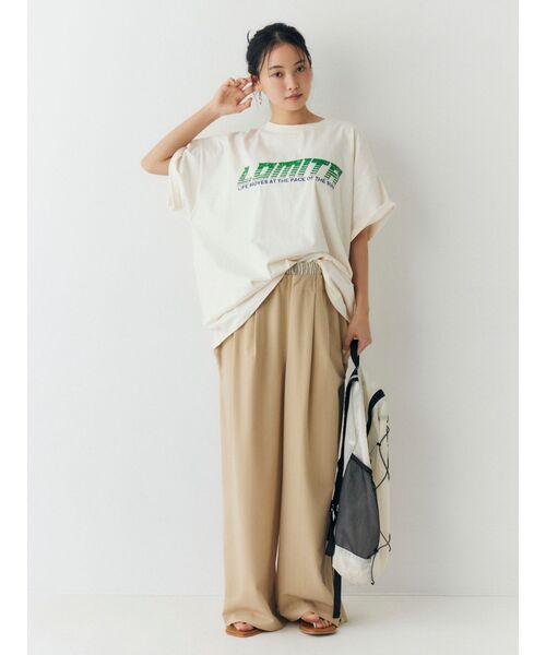 Ungrid（アングリッド）の「ウエストデザインラインパンツ（その他パンツ・レディース・ベージュ/ネイビー/チャコールグレー・FREE）」の19枚目の写真