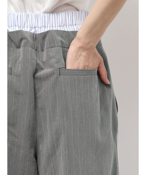 Ungrid（アングリッド）の「ウエストデザインラインパンツ（その他パンツ・レディース・ベージュ/ネイビー/チャコールグレー・FREE）」の4枚目の写真