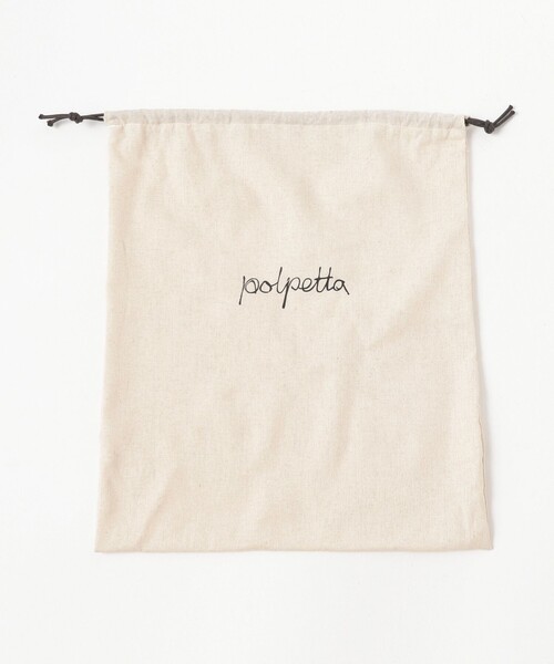 BRILLA per il gusto(ブリッラペルイルグースト)の「POLPETTA / TULIPANO-M 巾着バッグ(トートバッグ・メンズ・ブラック・ONE SIZE)」の7枚目の写真