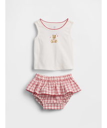 GAP（ギャップ）の「ブラナンベアタンクトップ&プレイドミニスカート・スコートセット (ベビー)（セットアップ）」