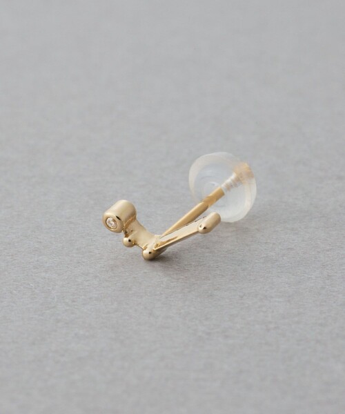 ete（エテ）の「[ゾディアック] K10YG ダイヤモンド ピアス /おひつじ座（ピアス（片耳用）・レディース・イエローゴールド・FREE）」の2枚目の写真