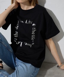 箔プリントアソートロゴ半袖Tシャツ