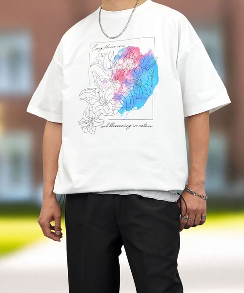 Burner（バーナー）の「【GROOVY STORE】ドローコード付きストレッチオーバーサイズT 接触冷感 吸水速乾（Tシャツ/カットソー・メンズ・ホワイト系その他5/ブラック/ブラック系その他2/ホワイト系その他2/ブラック系その他5/ホワイト/ライトブラック/ブラック系その他6/ダークネイビー/スミクロ/ブラック系その他4/ブラック系その他3/ホワイト系その他4/ホワイト系その他3・M/L/LL）」の4枚目の写真