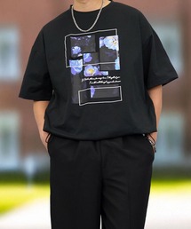 Burner（バーナー）の「【GROOVY STORE】ドローコード付きストレッチオーバーサイズT 接触冷感 吸水速乾（Tシャツ/カットソー）」