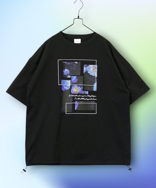 Burner（バーナー）の「【GROOVY STORE】ドローコード付きストレッチオーバーサイズT 接触冷感 吸水速乾（Tシャツ/カットソー・メンズ・ホワイト系その他5/ブラック/ブラック系その他2/ホワイト系その他2/ブラック系その他5/ホワイト/ライトブラック/ブラック系その他6/ダークネイビー/スミクロ・M/L/LL）」の20枚目の写真