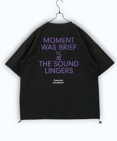 Burner（バーナー）の「【GROOVY STORE】ドローコード付きストレッチオーバーサイズT 接触冷感 吸水速乾（Tシャツ/カットソー・メンズ・ホワイト系その他5/ブラック/ブラック系その他2/ホワイト系その他2/ブラック系その他5/ホワイト/ライトブラック/ブラック系その他6/ダークネイビー/スミクロ・M/L/LL）」の13枚目の写真