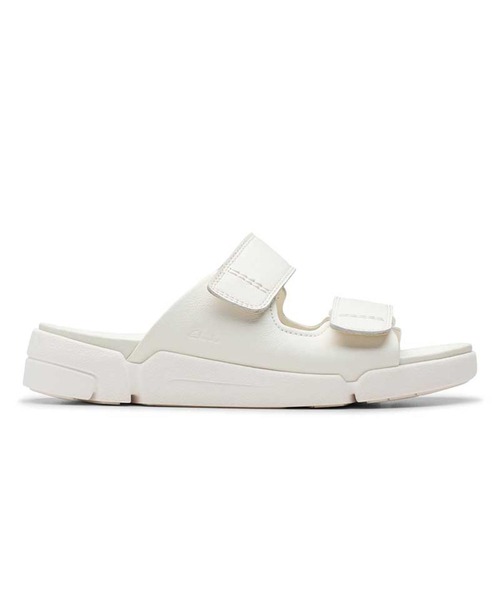Clarks(クラークス)の「クラークス ウィメンズ Trigenic2 Sun. トライジェニック2サン サンダル(サンダル・レディース・ホワイト/シルバー・50/40)」の1枚目の写真