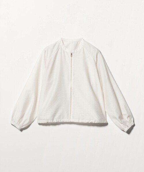 A DAY IN THE LIFE UNITED ARROWS(アデイインザライフユナイテッドアローズ)の「シアーブルゾン ‐ウォッシャブル‐<A DAY IN THE LIFE>(ブルゾン・レディース・ブラック/ライム/ライトグレー/ホワイト・FREE)」の21枚目の写真