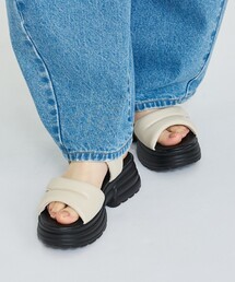 Au BANNISTER | 【販売店舗限定】パフィクッションサンダル(サンダル)