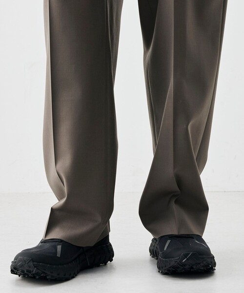 EDITION(エディション)の「Super120's ウォッシャブルウール スラックス(スラックス・メンズ・グリーン/グレー系その他2/ブラック・L/S/M)」の11枚目の写真