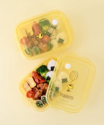 PEANUTS（ピーナッツ）の「〈PEANUTS/ピーナッツ〉スヌーピー カラーシリーズ シールボックスM 2個入り 保存容器 FCN2W（お弁当箱）」