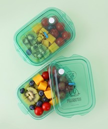 SiNCERE（シンシア）の「〈PEANUTS/ピーナッツ〉スヌーピー カラーシリーズ シールボックスM 2個入り 保存容器 FCN2W（お弁当箱）」