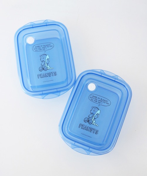 PEANUTS（ピーナッツ）の「〈PEANUTS/ピーナッツ〉スヌーピー カラーシリーズ シールボックスM 2個入り 保存容器 FCN2W（お弁当箱・レディース・ブルー/イエロー/グリーン/ピンク/レッド/ホワイト・ONE SIZE）」の12枚目の写真