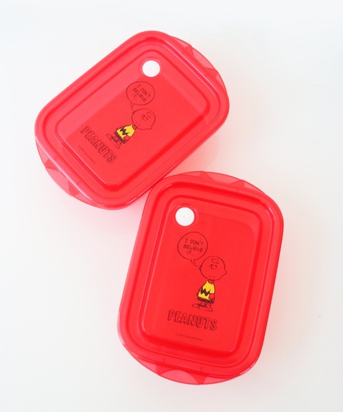 PEANUTS（ピーナッツ）の「〈PEANUTS/ピーナッツ〉スヌーピー カラーシリーズ シールボックスM 2個入り 保存容器 FCN2W（お弁当箱・レディース・ブルー/イエロー/グリーン/ピンク/レッド/ホワイト・ONE SIZE）」の18枚目の写真
