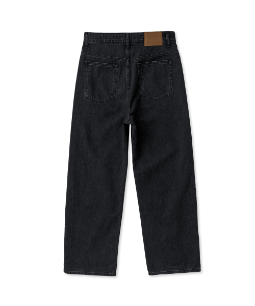 BROWNYARD(ブラウンヤード)の「5Pストレートデニム、ブラック(デニムパンツ・メンズ・その他・3/4/5/6)」の2枚目の写真