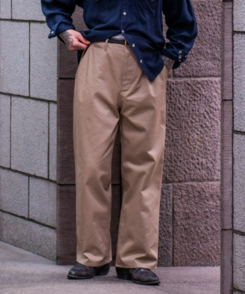 MAGIC NUMBER（マジック ナンバー）の「【MAGIC NUMBER】Bicchu"備中" M-41 Utility Trousers（チノパンツ・メンズ・ブラウン系/ネイビー/ブラック/ベージュ・LARGE/MEDIUM）」の4枚目の写真